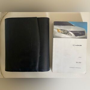 Lexus RX 350 2010 Owner’s Manual Leather Case
